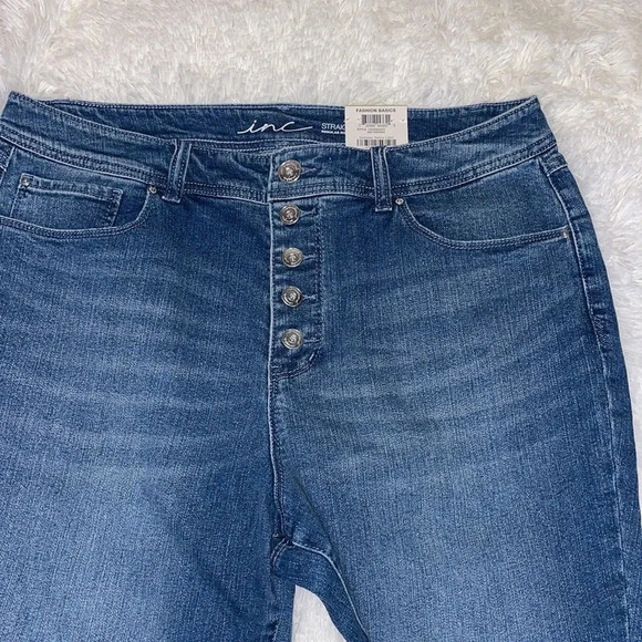 Inc High Rise Ankle Jeans Sz 14 - Picture 3 of 4
